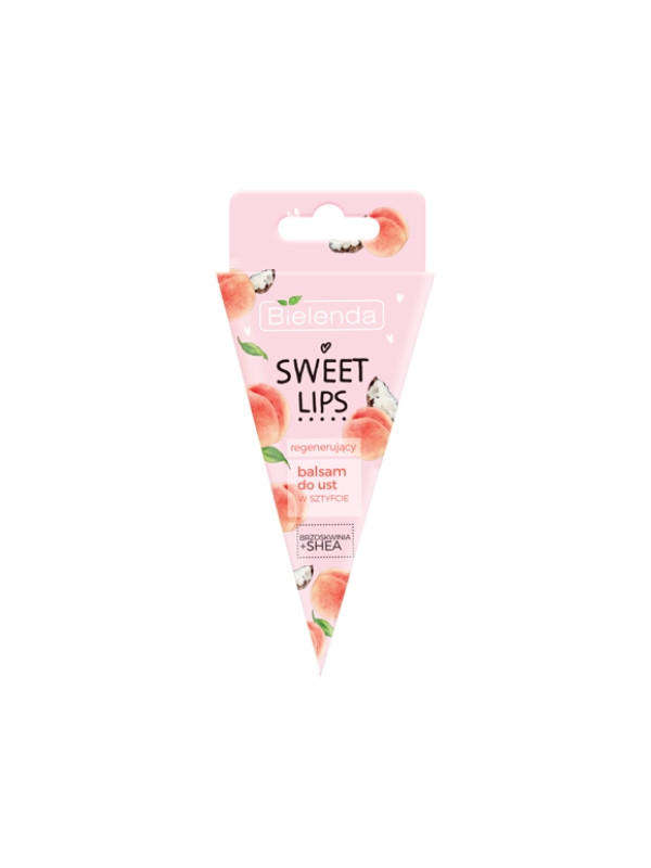 Bielenda Sweet Lips Regenerating Lip Balm Peach and Shea 4.3 g