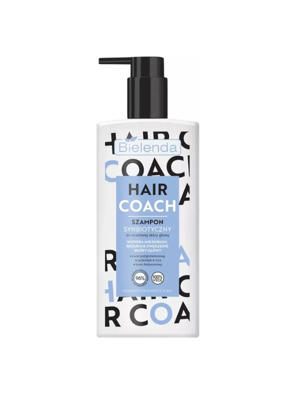 Bielenda Hair Coach synbiotische Shampoo voor de gevoelige hoofdhuid 300 ml