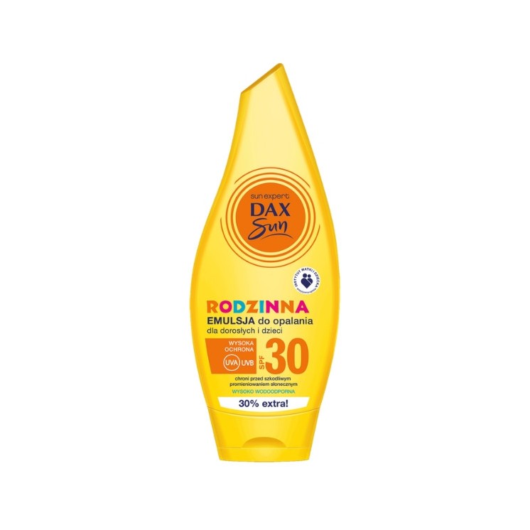 Dax Sun family Sunbathing emulsion for children and adults SPF30 250 ml