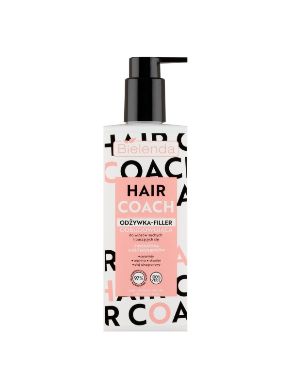 Bielenda Hair Coach rebuilding Conditioner-filler for dry and frizzy hair 280 ml