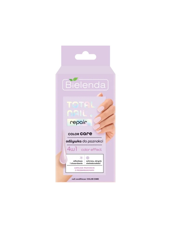 Bielenda Total Nail 4in1 Color Care nagelconditioner 10 ml