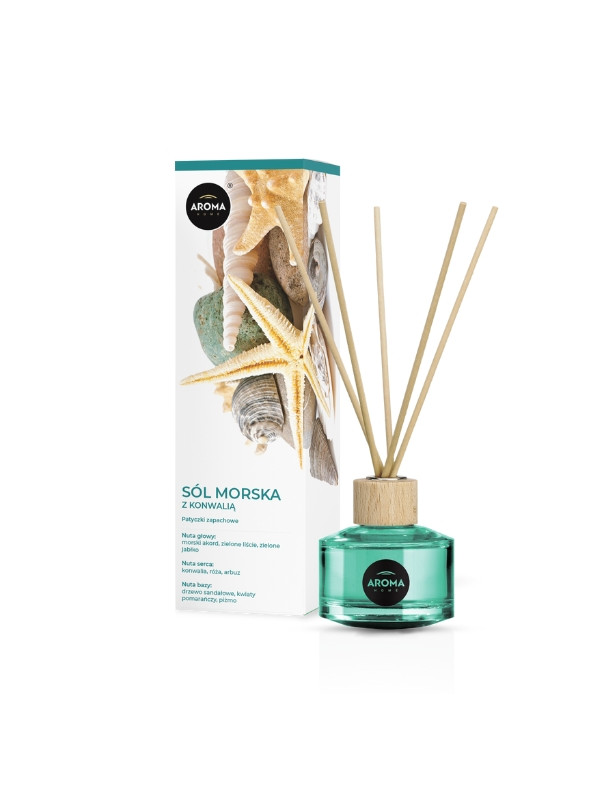 Aroma Home Zeezout met Lelietje-van-dalen geurstokjes 50 ml