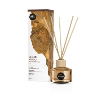 Aroma Home Geurstokjes Cederhout met patchouli 50 ml