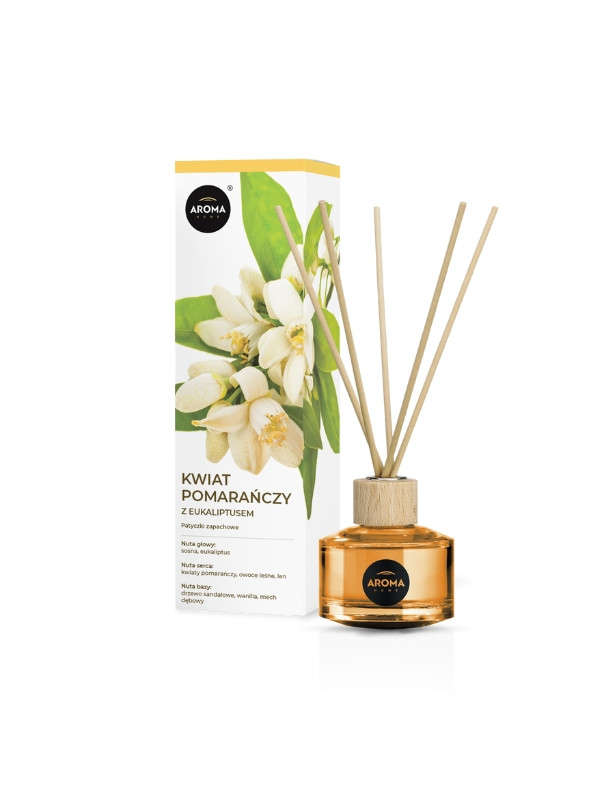 Aroma Home Duftstäbchen Orangenblüte mit Eukalyptus 50 ml