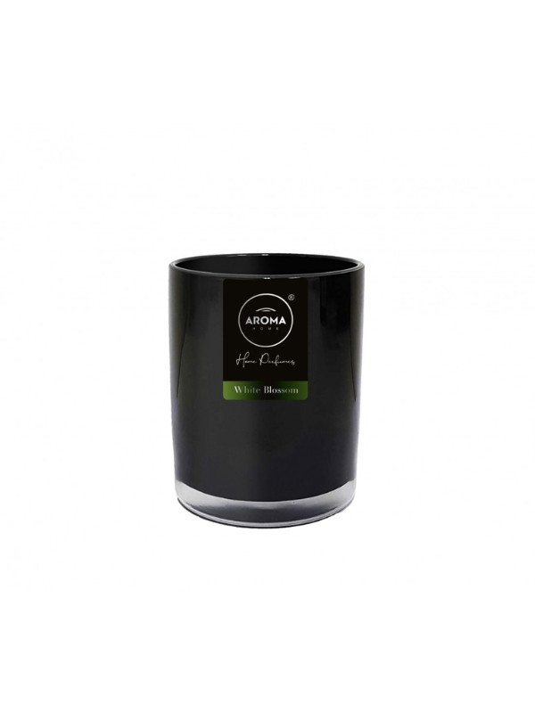 Aroma Home Black Series White Blossom Scented Candle 155 g