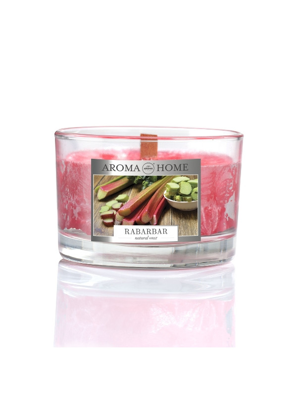 Aroma Home Unique Fragrance Rabarber geurkaars 115 gr