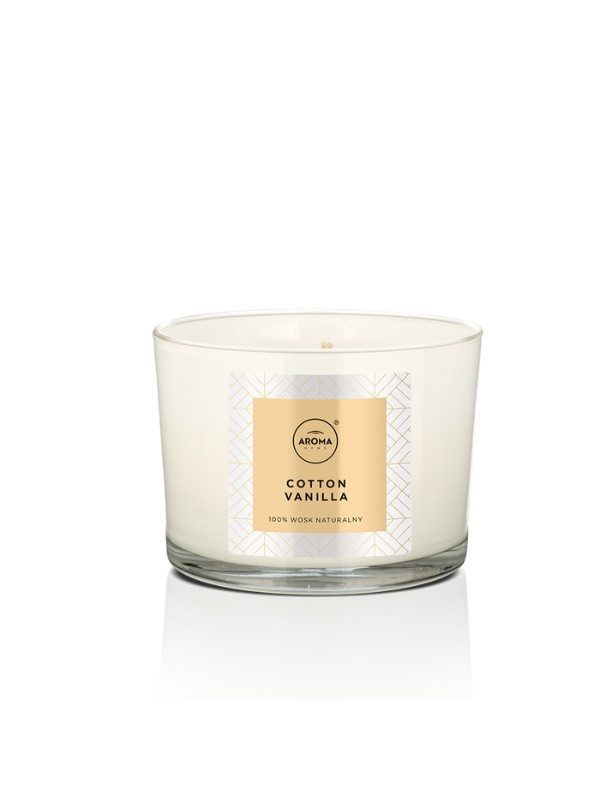 Aroma Home Elegance Series Cotton Vanilla Duftkerze 115 g