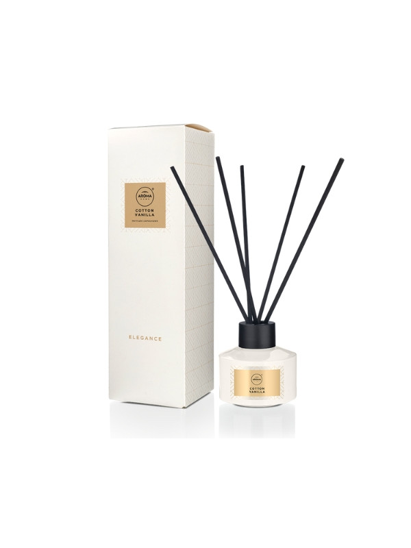 Aroma Home Elegance Series Katoen Vanilla geurstokjes 50 ml