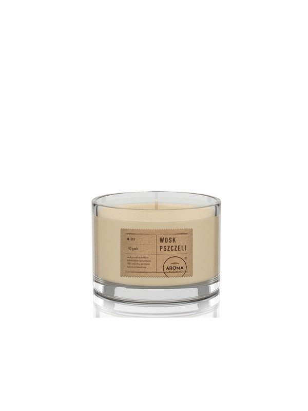 Aroma Home Beeswax Honey scented candle 115 g