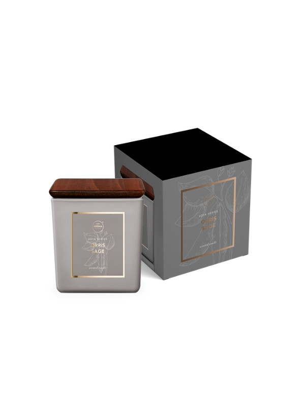 Aroma Home Square Iris & Sage sojakaars 115 gr