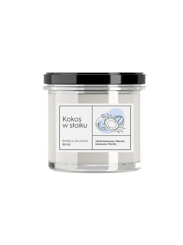 Aroma Home Craft Kokosnuss-Sojakerze im Glas 230 ml