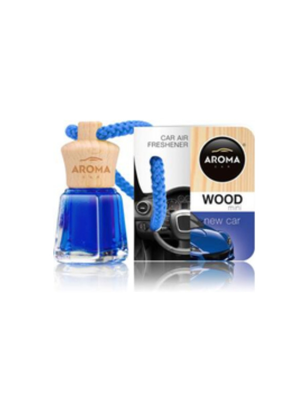 Aroma Car Wood Mini Auto luchtverfrisser New Car 4 ml