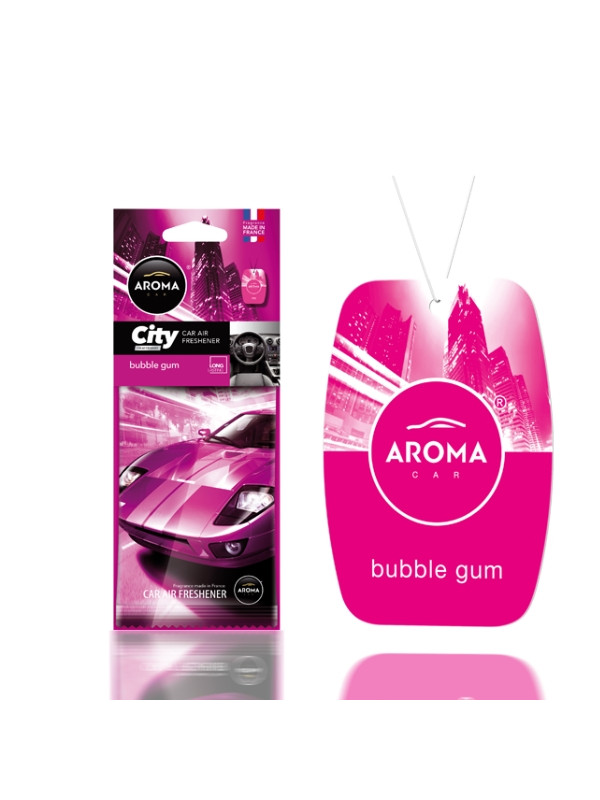 Aroma Car City Bubble Gum Autoduftanhänger, 1 Stück