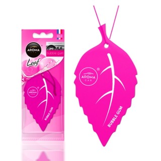 Aroma Car Leaf Bubble Gum car fragrance pendant, 1 piece