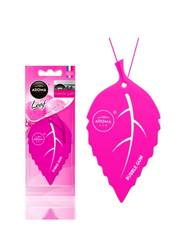 Aroma Car Leaf Bubble Gum autogeurhanger, 1 stuk