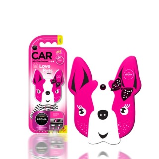 Aroma Car Dog Pink Blossom autogeurhanger, 1 stuk