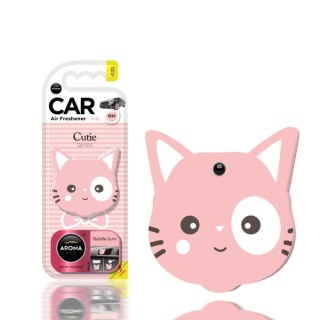 Aroma Car Cutie Cat Bubble Gum autogeurhanger, 1 stuk