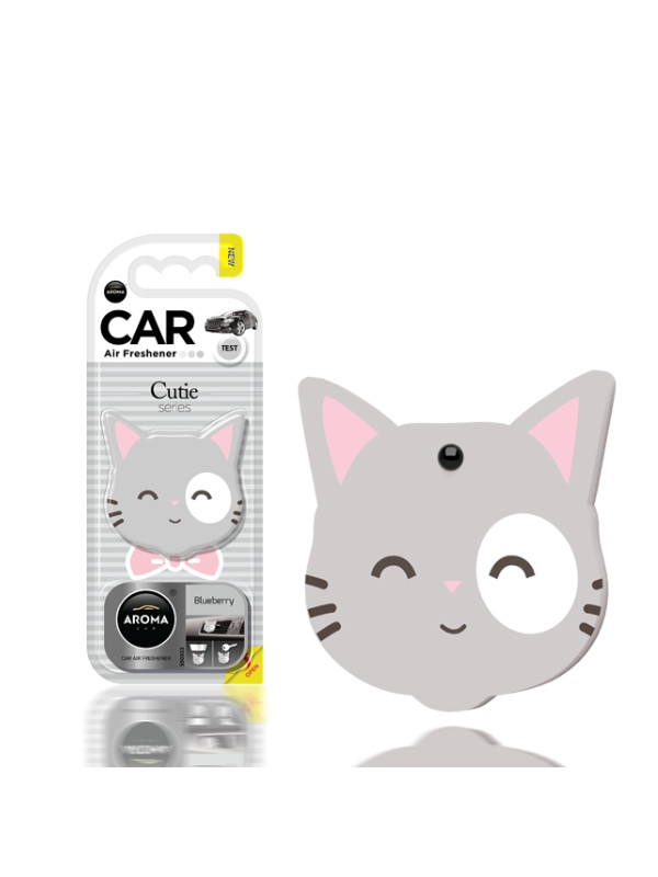 Aroma Car Cutie Cat Blueberry Autoduftanhänger, 1 Stück