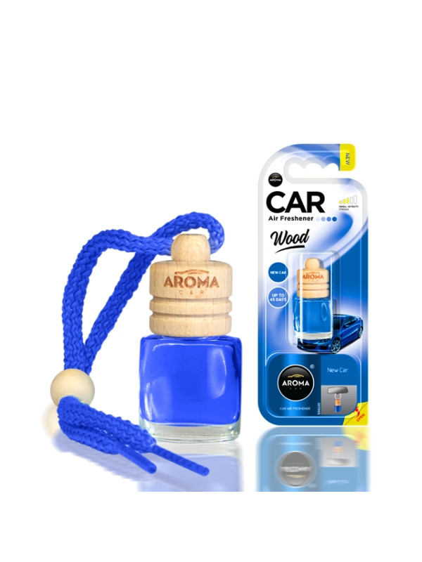 Aroma Car Wood Auto luchtverfrisser New Car 6 ml