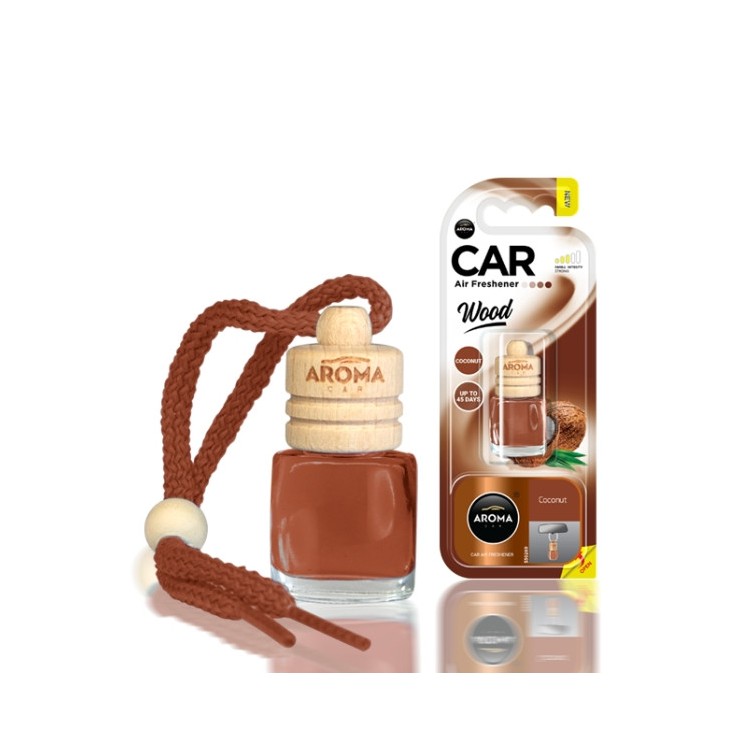 Aroma Car Wood Coconut autoluchtverfrisser 6 ml