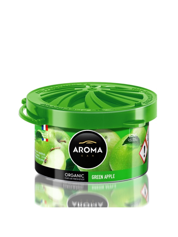 Aroma Car Organic Auto luchtverfrisser Green Apple 40 g