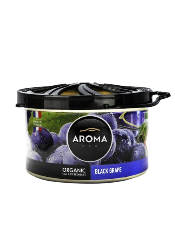 Aroma Car Organic Autoluchtverfrisser Black Grape 40 gr