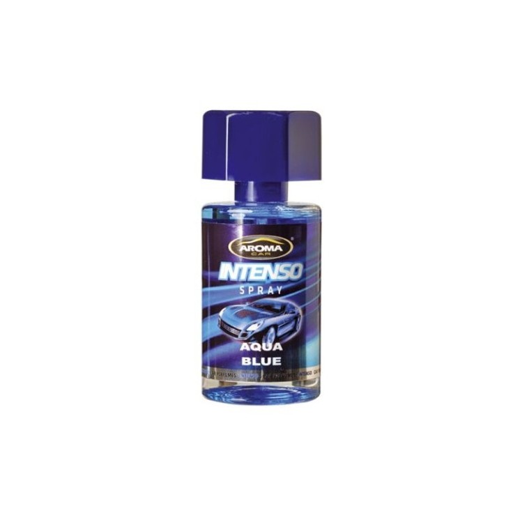 Aroma Car Intenso Auto luchtverfrisser in de vorm van Aqua Blue spray 50 ml