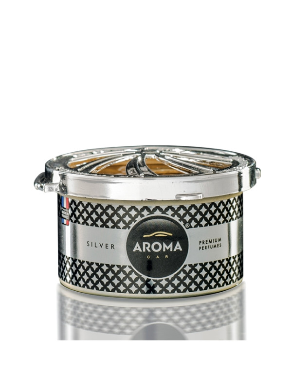 Aroma Car Prestige Organic Car air freshener Silver 40 g