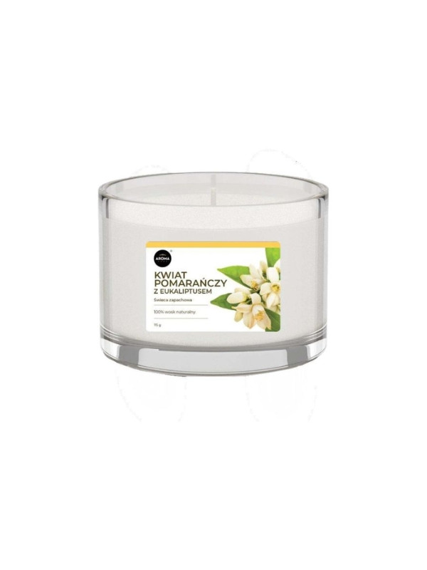 Aroma Home Deco Geurkaars Oranjebloesem met Eucalyptus 115 gr