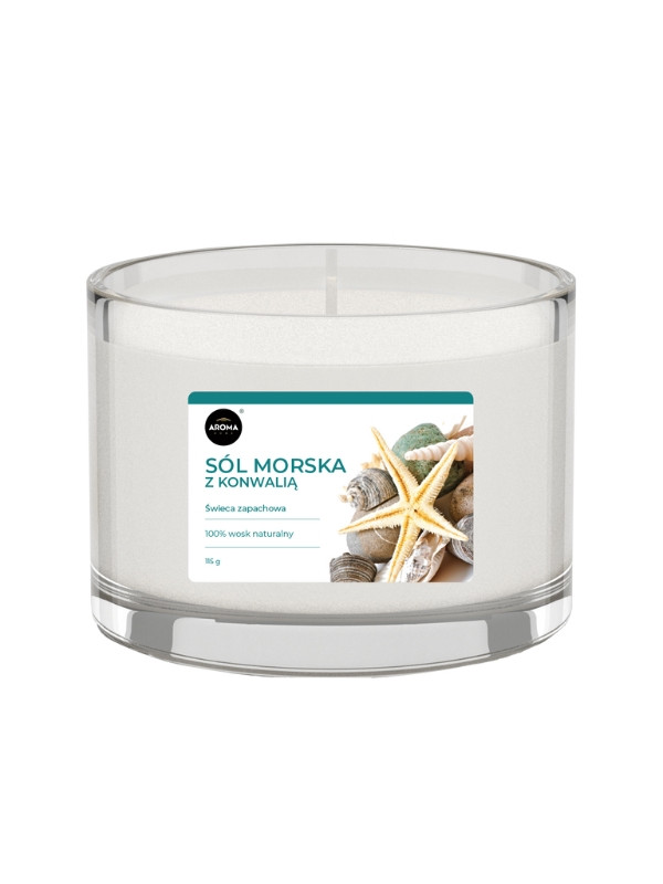 Aroma Home Geurkaars Zeezout met Lelietje-van-dalen 115 gr