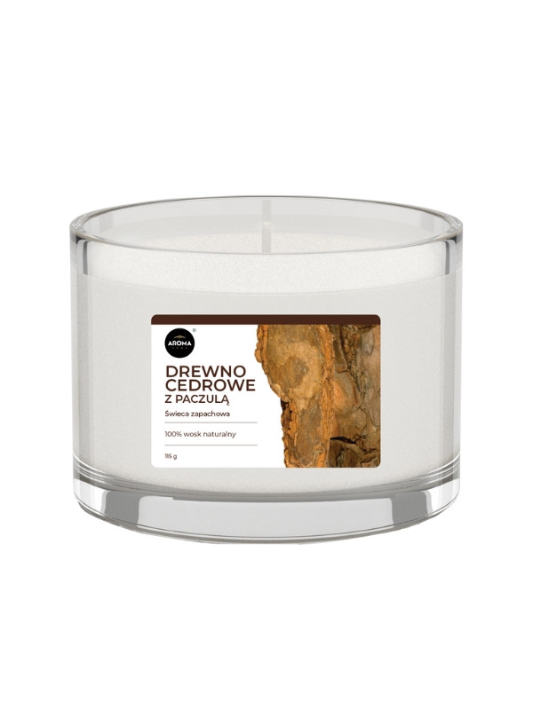 Aroma Home Geurkaars Sandelhout met patchouli 115 gr