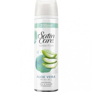 Gillette Woman Satin Care Sensitive Scheergel Aloe Vera 200 ml