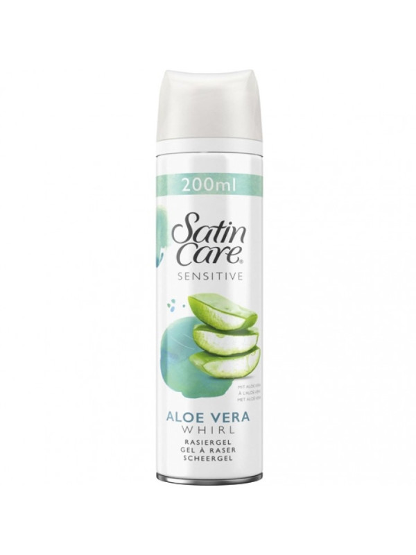 Gillette Woman Satin Care Sensitive Scheergel Aloe Vera 200 ml