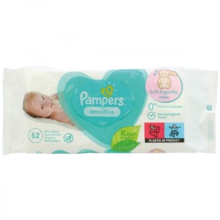 Pampers Sensitive Wet wipes 52 pieces