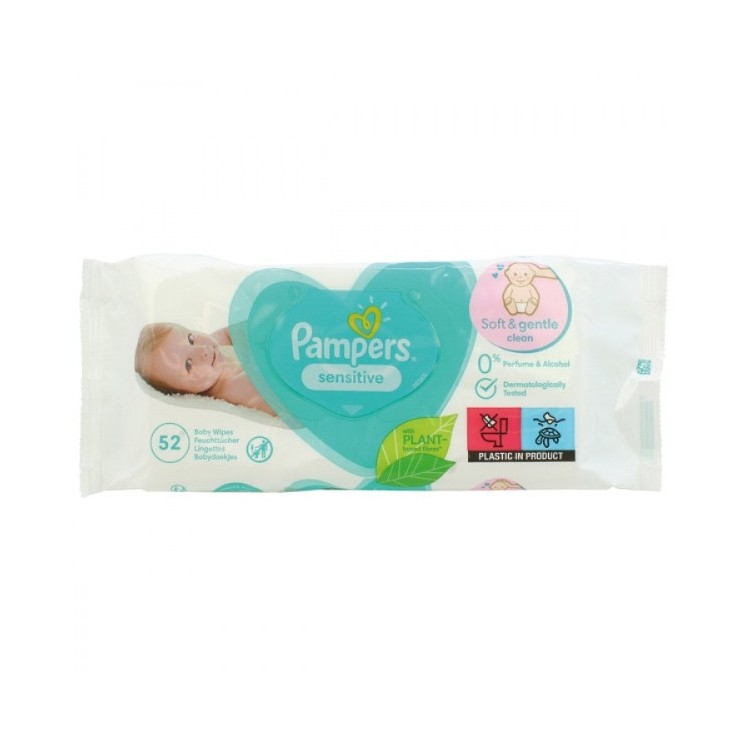 Pampers Sensitive Vochtige doekjes 52 stuks