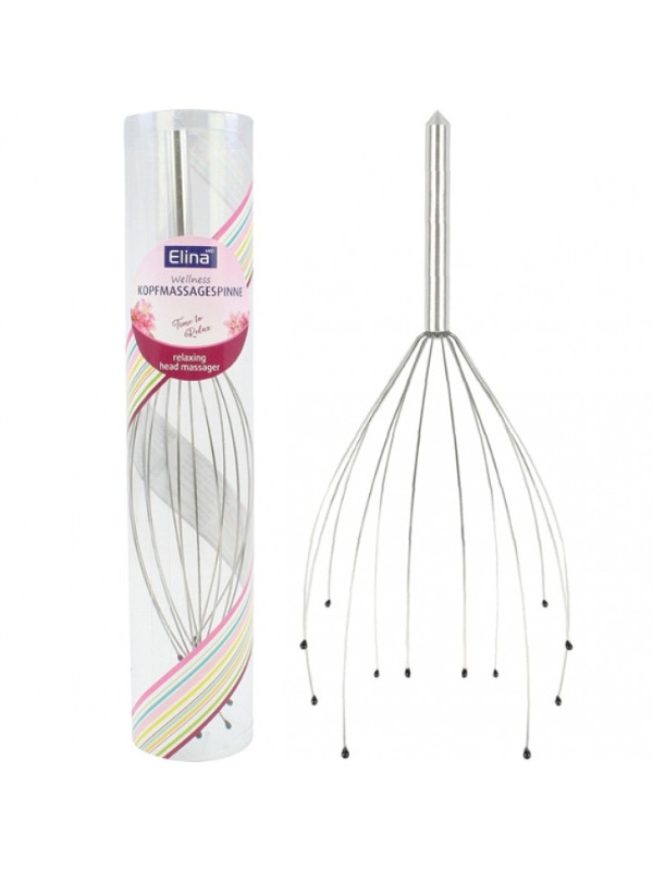 Spinnenweb hoofd massager 23cm 1 stuk