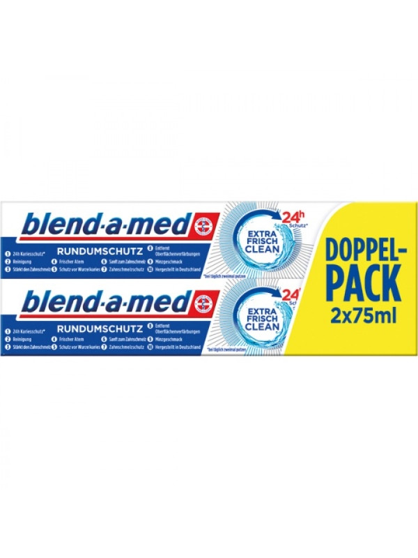 Blend-a-med Tandpasta Uitgebreide bescherming 2x75 ml