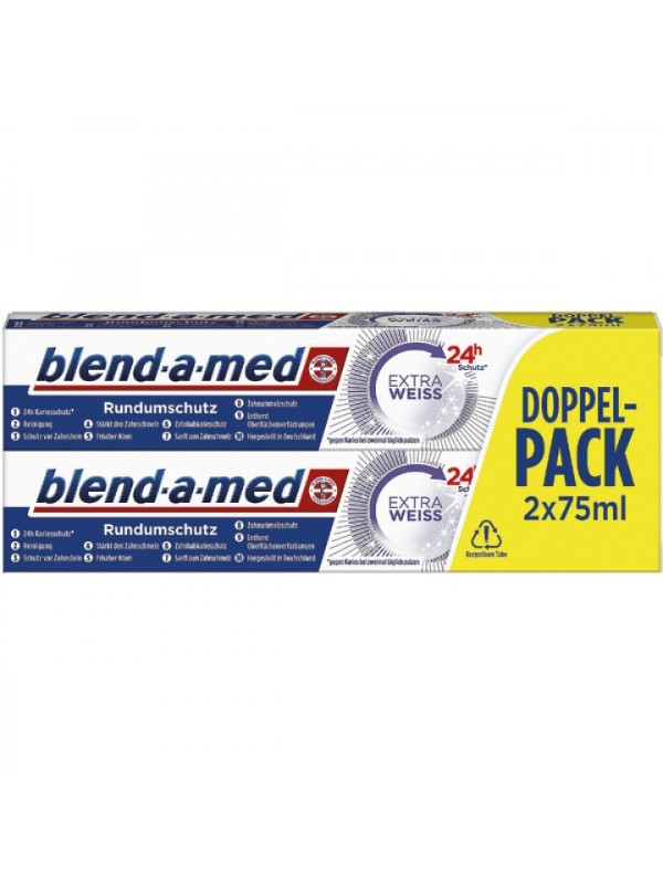 Blend-a-med Tandpasta Extra White 2x75 ml