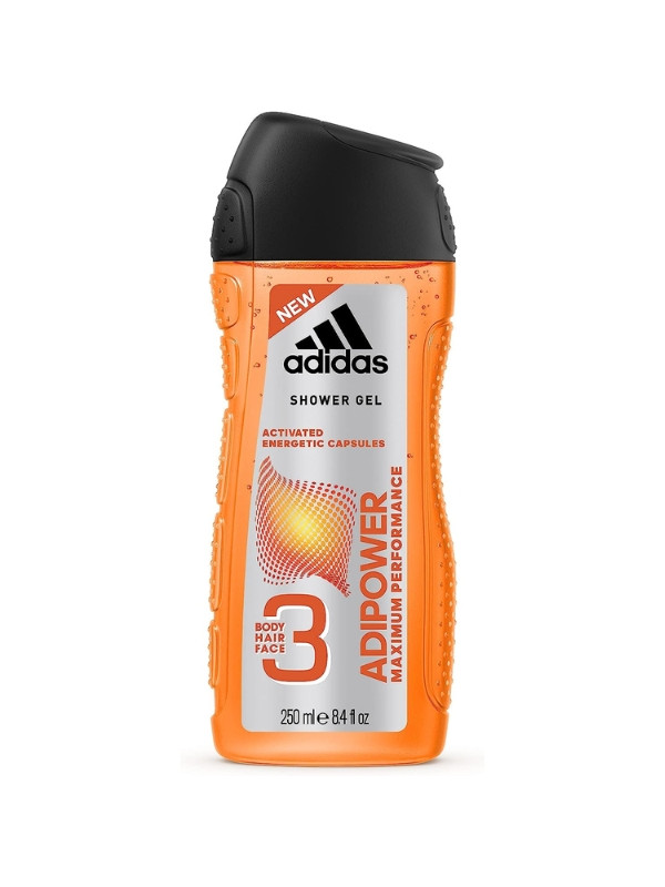 Adidas Shower gel for men 3in1 Adipower 250 ml