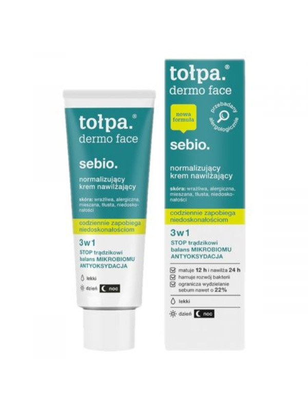 Tołpa Dermo Face Sebio. normaliserende Hydraterende gezichtscrème 40 ml