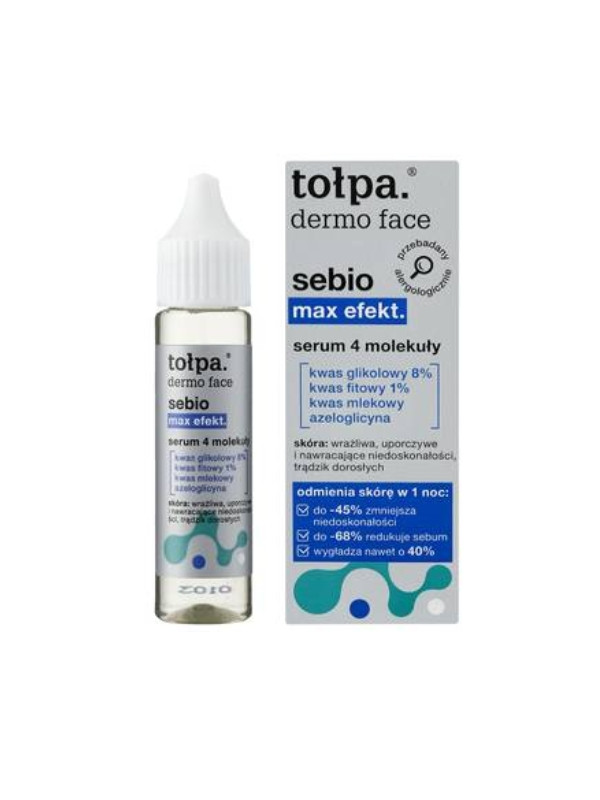 Tołpa Dermo Face Sebio Max Effect. Face Serum 4 molecules 20 ml