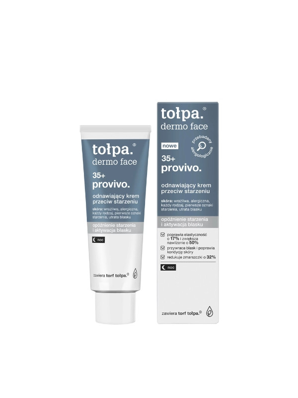 Tołpa Dermo Face 35+ Provivo. verjongende anti-aging nachtcrème voor het gezicht 40 ml