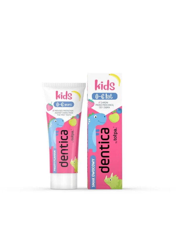 Tołpa Dentica Kids Tandpasta voor kinderen 0-6 jaar fruit 50 ml