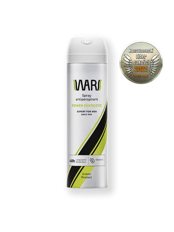 Wars Expert for Men Anti-transpirant spray Power Energetic Vitamine E 150 ml