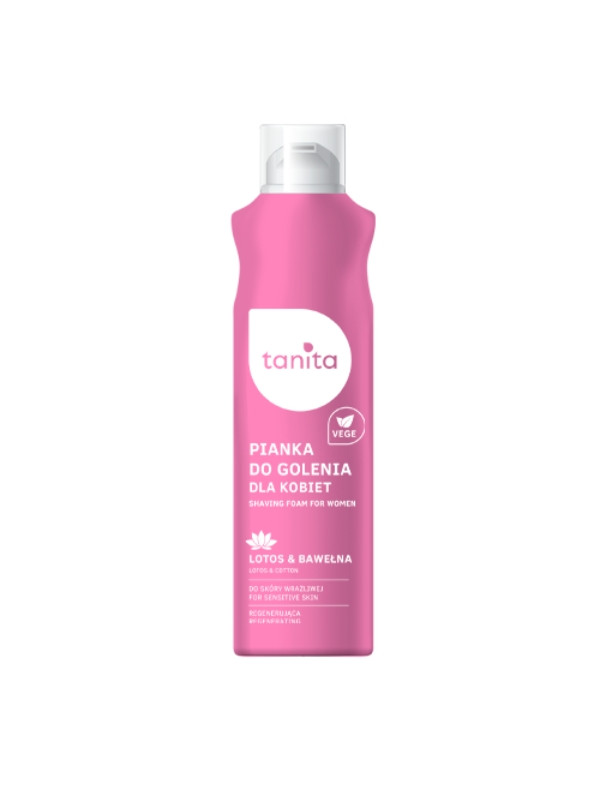 Tanita Vege Woman Scheerschuim Lotus & Katoen 200 ml