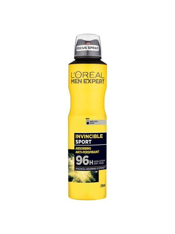 L'Oreal Men Expert Invincible Sport Spray Deodorant 250 ml