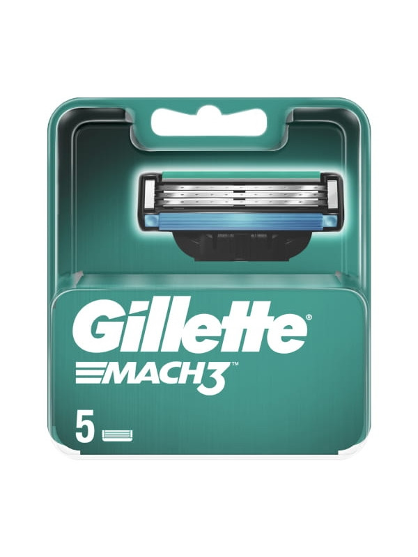 Gillette Mach3 Razor refills 5 pieces