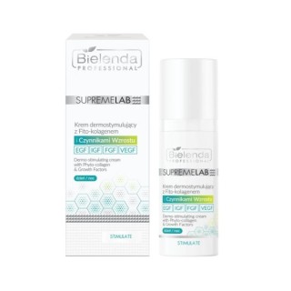 Bielenda Professional SUPREMELAB dermostimulerende gezichtscrème met Fito -collageen en groeifactoren 50 ml