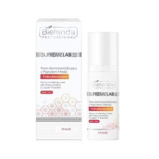 Bielenda Professional SUPREMELAB dermorevitaliserende gezichtscrème met koperpeptide en polynucleotiden 50 ml