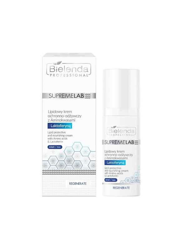 Bielenda Professional SUPREMELAB protective and nourishing lipid face cream with amino acid and lactoferrin 50 ml